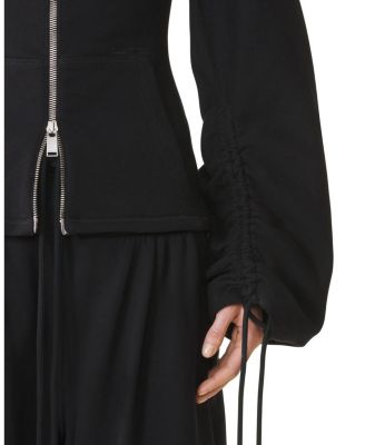 Cotton Fleece Adn Cashmere Jacket