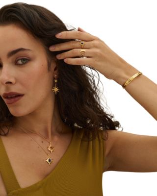 Lapis Star Pendant Necklace