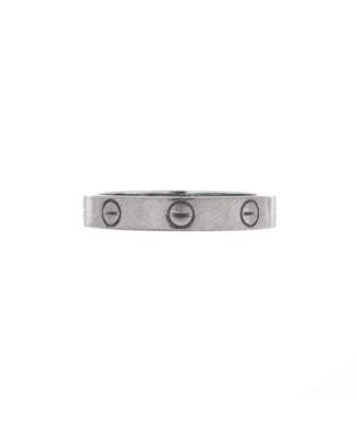  Love Wedding Band Ring 18K White Gold