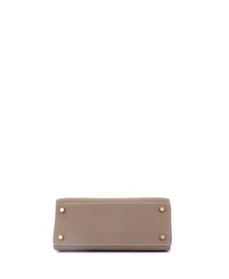 Kelly 25 Handbag Grey Togo with Gold Hardware