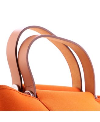 39 Cabag Elan Toile and Leather