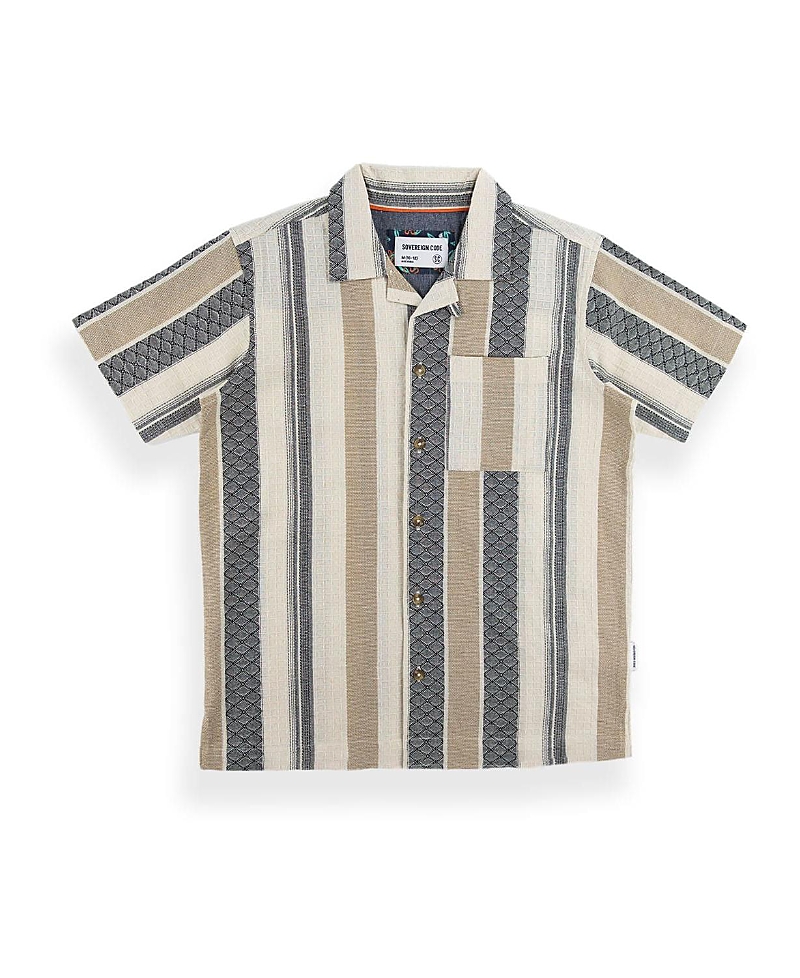 Sovereign Code Boys' Tour Short Sleeve Shirt - Little Kid, Big Kid In Brown