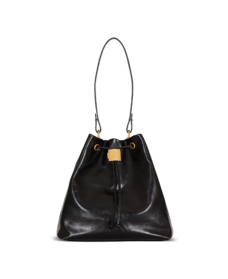 Balmain Pulse Calfskin Leather Backpack