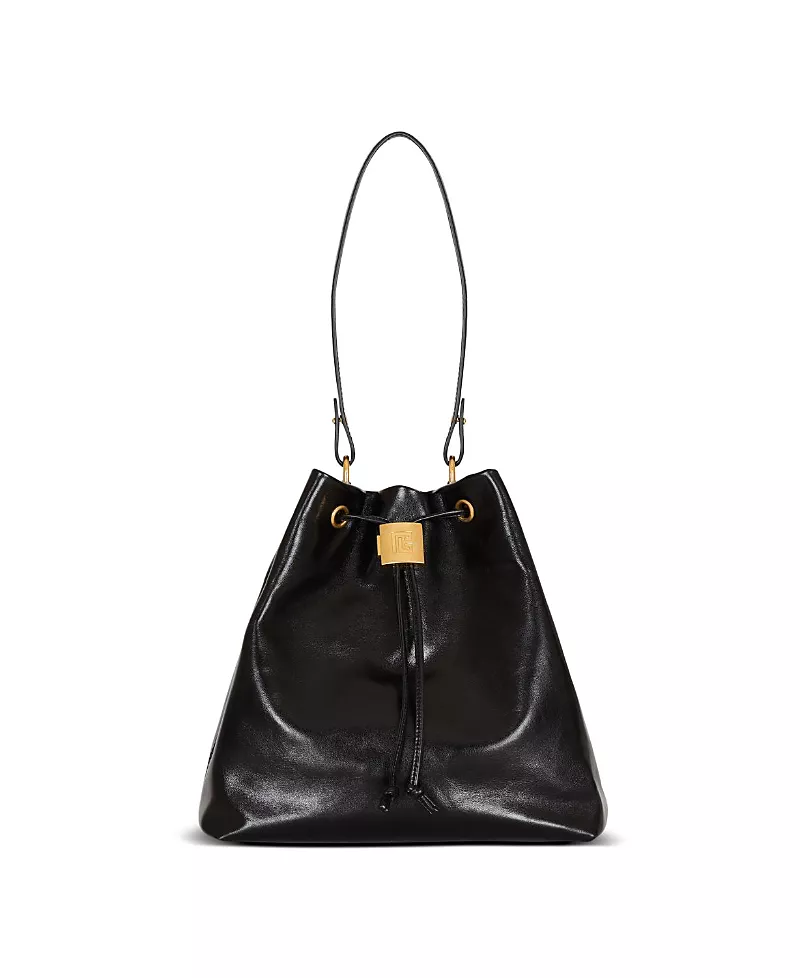 Balmain Pulse Calfskin Leather Backpack
