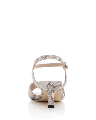 Women's Vinnie Snake Embossed Sandals