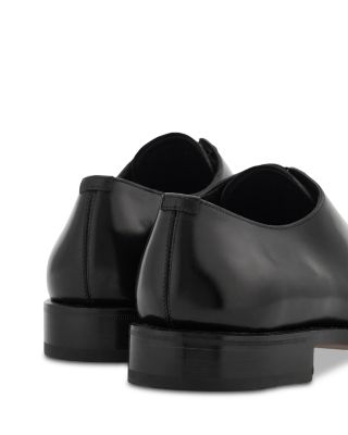 Ferragamo Men's Angiolo Leather Plain Toe Oxfords