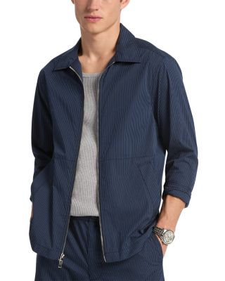 Dobby Stripe Shirt Jacket