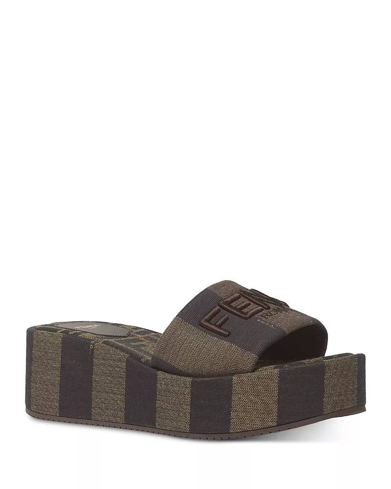 Fendi Women's Fendi Sunshine Flatform Slides
