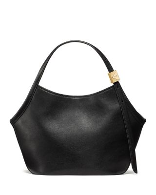Deco Small Leather Tulip Tote