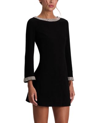 Mailynn Embellished Trim Mini Dress