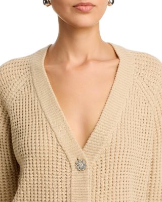 Metallic Knit Cardigan