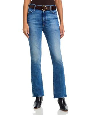 The Hustler Flood High Rise Jeans in All Your Eggs in One Basket