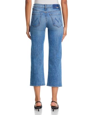 Lil Kick It High Rise Cropped Flare Jeans in Birds Gone