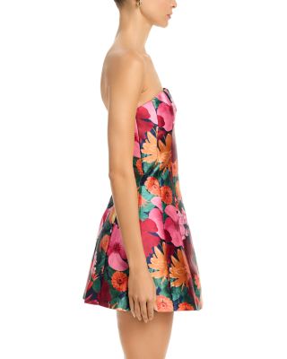 Strapless Floral & Fruit Strapless Mini Dress - Exclusive