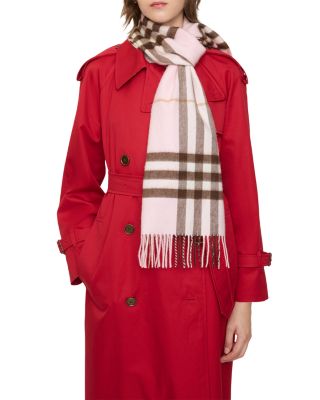 Check Cashmere Scarf