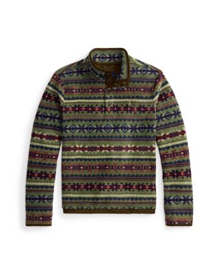 Fair Isle Inspired Fleece Pullover