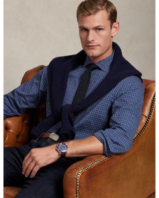 Classic Fit Tattersall Poplin Shirt