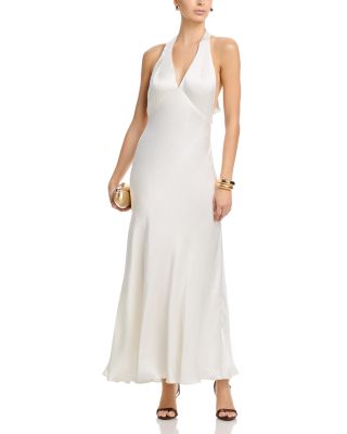 Thena Halter Neck Maxi Dress