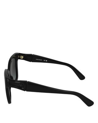 Roseau Bamboo Look Square Sunglasses, 53mm