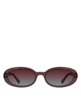 Le Pliage Slim Oval Sunglasses, 54mm