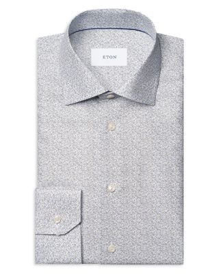 Contemporary Fit Floral Twill Shirt