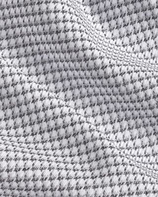 Trim Fit Micro Twill Check Dress Shirt