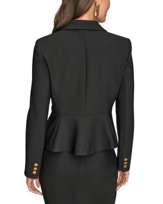 Peplum Turtleneck Blazer Jacket