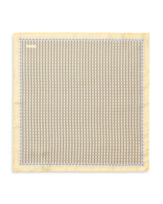 Geometric Print Pocket Square