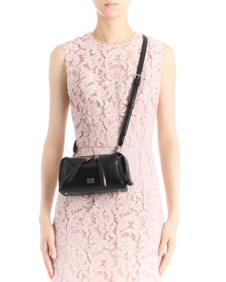 Convertible Leather Top Handle Crossbody