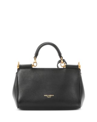 Leather Top Handle Bag