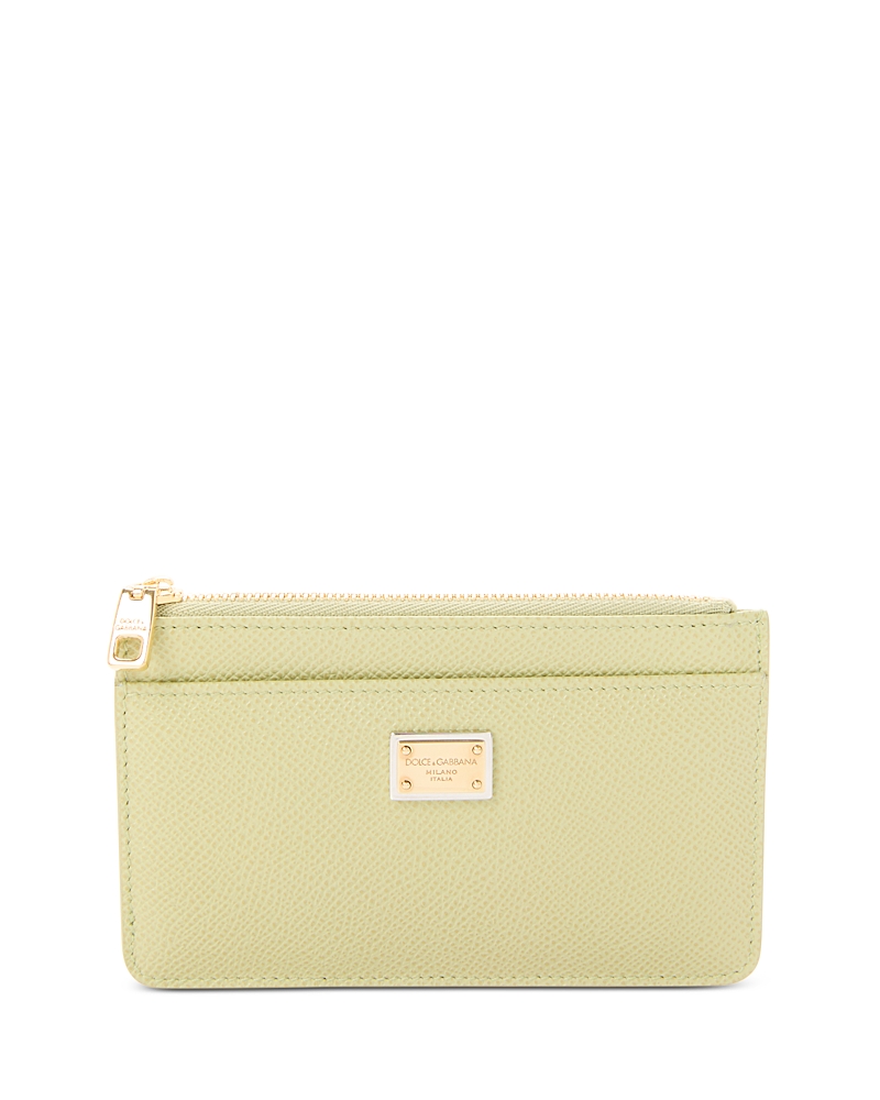 Dolce & Gabbana Leather Zip Cardholder