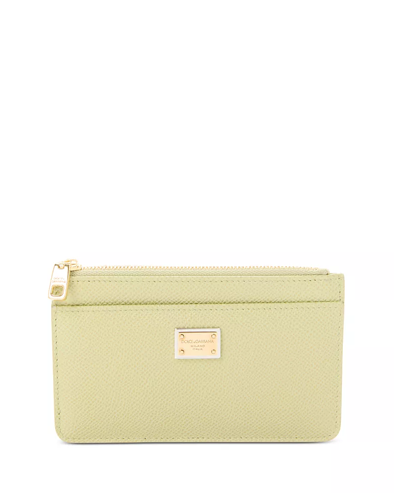 Dolce & Gabbana Leather Zip Cardholder