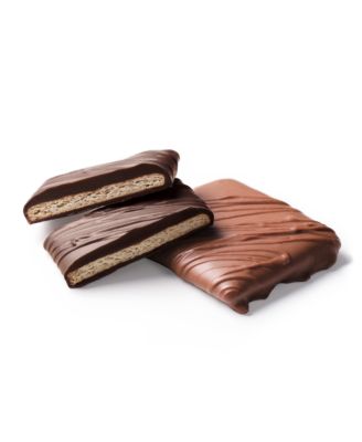 Milk & Dark Chocolate Enrobed Graham Crackers, 8 Piece - Exclusive