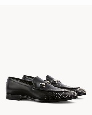 Men's Artic Leather Studded Loafers