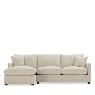 Bowery 2-Piece Fabric Sectional - Exclusive