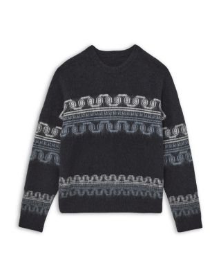 Lennox Long Sleeve Crew Fair Isle Jumper Sweater