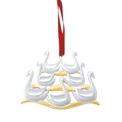 12 Days of Christmas Ornament - 7 Swans A Swimming