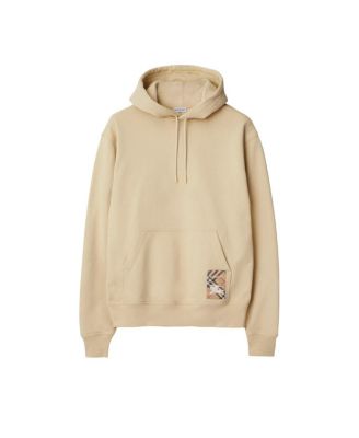  Check Label Cotton Hoodie