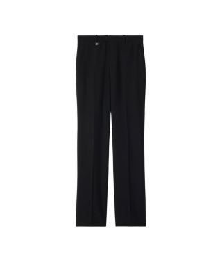 Wool Mohair Tailored Trousers