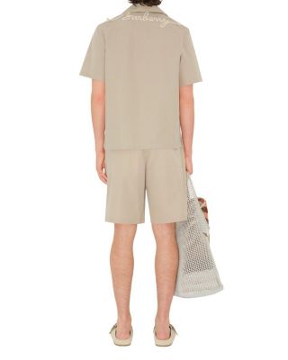  Knot Logo Cotton Shorts