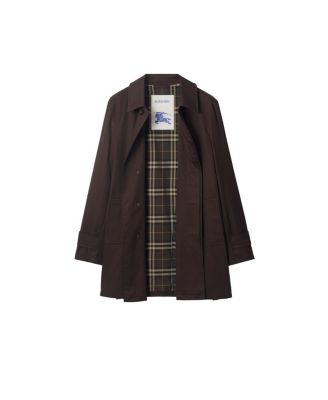Short Gabardine Car Coat