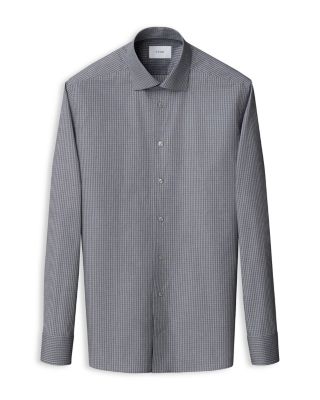 Slim Fit Button Front Twill Shirt