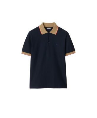 Logo Collar Cotton Polo Shirt