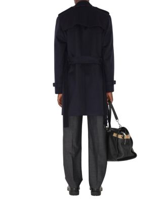 Mid-length Cashmere Trench Coat