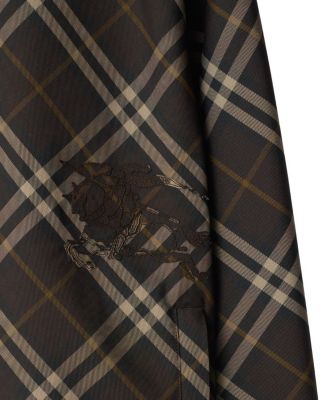 Reversible Check Hooded Jacket