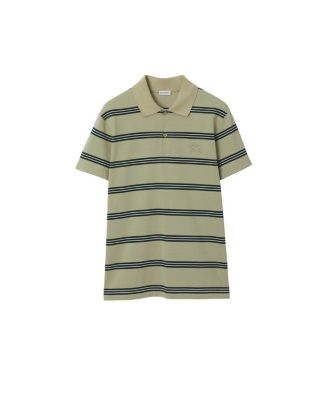  Striped Cotton Polo Shirt