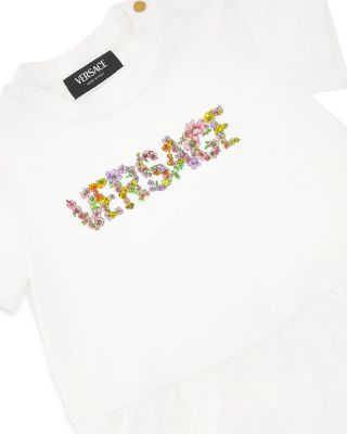 Unisex Jersey Logo in Bloom Romper - Baby