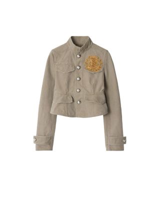  B Crest Cotton Tailored Jacket