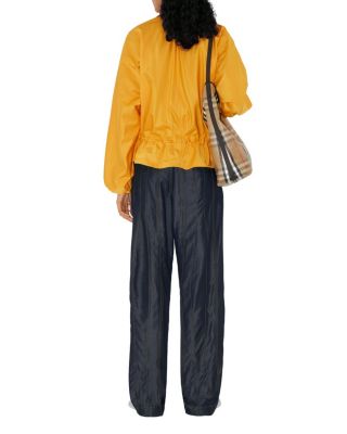 Satin Hooded Trench Jacket