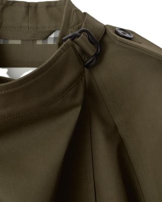 Bonded Cotton Trench Cape